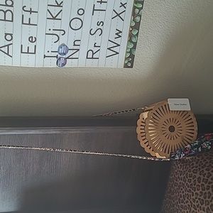 Wooden crossbody bag